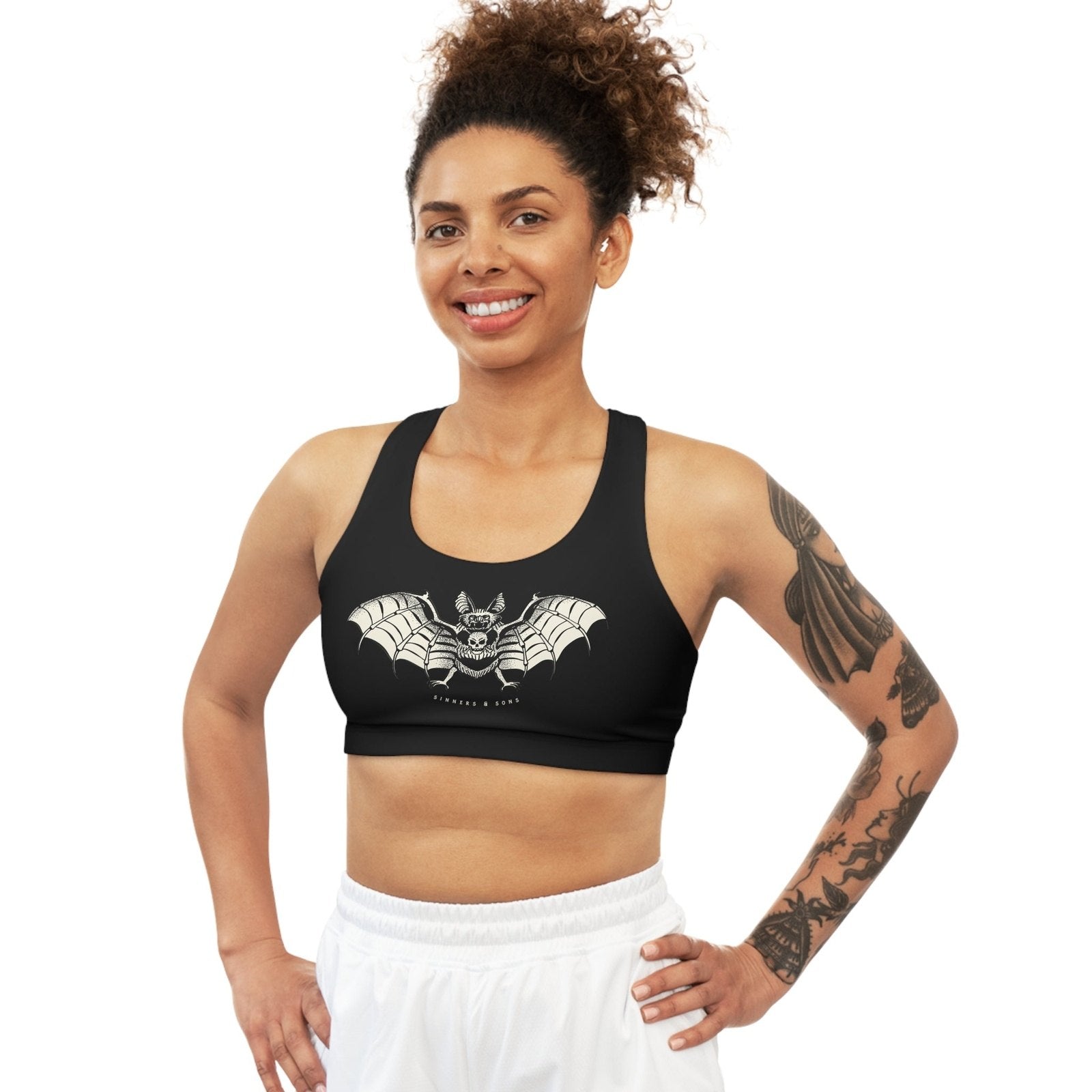 Seamless Bat Sports Bra