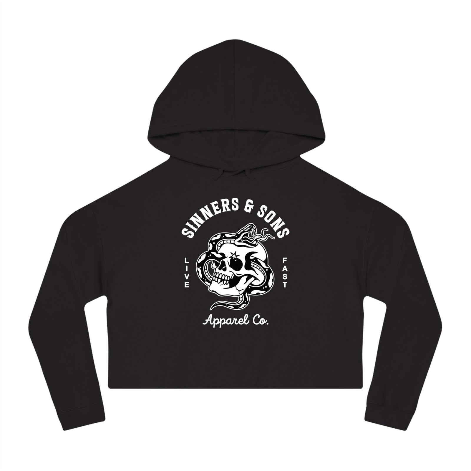 Live Fast Crop Hood